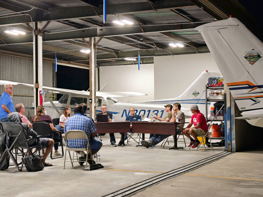 Riverside Pilots Flying Club aircraft at Riverside Municipal Airport